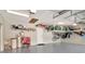 Spacious garage with epoxy flooring and plenty of storage space at 4063 Ligustrum Dr, Palm Harbor, FL 34685