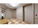 Elegant hallway with elevator access and decorative details at 450 Knights Run Ave # 703, Tampa, FL 33602