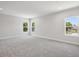 Expansive room with a neutral color palette, plush carpeting, and an abundance of natural light at 4517 Foley Grove Dr, Valrico, FL 33596