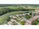Scenic aerial view of homes along a waterway and golf course, surrounded by lush greenery at 5132 Pinnacle Dr, Oldsmar, FL 34677