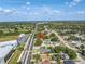 Aerial view of the property in a residential neighborhood close to schools at 518 62Nd Ne Ave, St Petersburg, FL 33702