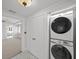 Conveniently located laundry room with stacked washer and dryer at 1001 S Oregon Ave, Tampa, FL 33606