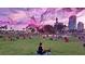Green space with group yoga and city view at 1120 N Shore Ne Dr # 201, St Petersburg, FL 33701