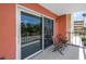 Inviting balcony with outdoor seating, perfect for enjoying the serene view at 1120 N Shore Ne Dr # 201, St Petersburg, FL 33701