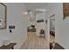 Bright entryway features modern flooring, vaulted ceilings, and seamless flow to the living spaces at 1652 Wakefield Dr, Brandon, FL 33511