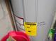 The water heater with information on energy guide installed on 11/24/2024 at 315 Shore E Dr, Oldsmar, FL 34677