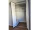 This bedroom boasts a large closet with ample storage space and convenient built-in shelves at 3206 W Azeele St # 108, Tampa, FL 33609