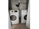 Convenient laundry area with full-size Samsung washer and dryer units at 3206 W Azeele St # 108, Tampa, FL 33609