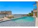 Sparkling waterfront pool and views of the boat dock at 5939 Bayview S Cir, Gulfport, FL 33707