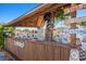 Outdoor tiki bar with unique decor and signage for entertainment and relaxation at 6428 Moss Way, Tampa, FL 33625