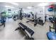Community gym with modern equipment, weights, and machines to help residents stay in shape at 7882 Sailboat Key S Blvd # 401, South Pasadena, FL 33707