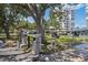 Community car wash station with vacuums and covered parking available for residents at 7912 Sailboat Key S Blvd # 508, South Pasadena, FL 33707
