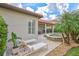 Relaxing backyard pool area with a spa, lounge chairs, and lush tropical landscaping creating a private oasis at 11624 Bristol Chase Dr, Tampa, FL 33626