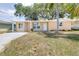 Charming single-story home with a white door and well-maintained front yard at 13926 Helen Ave, Hudson, FL 34667