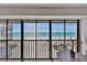 Balcony view showcasing beach front and ocean views of the beach at 14900 Gulf Blvd # 212, Madeira Beach, FL 33708