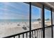Relaxing beach view from the condo with beach access and parking lot nearby at 14900 Gulf Blvd # 212, Madeira Beach, FL 33708