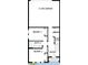 Floorplan showcases a two-car garage, with bedrooms and baths on the ground floor at 1631 Springwell Ln, Sarasota, FL 34240