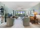 Bright living room with carpet, comfortable seating and lots of natural light at 2617 Cove Cay Dr # 401, Clearwater, FL 33760