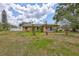 This backyard has mature trees and natural ground cover at 2961 Briar Cliff Dr, Palm Harbor, FL 34684