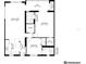 Floor plan of a condo showing layout of living room, kitchen, bathrooms and bedrooms at 4725 Cove Cir # 601, St Petersburg, FL 33708