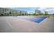 Well-maintained tennis courts within the community; a great amenity for residents at 4725 Cove Cir # 601, St Petersburg, FL 33708