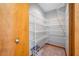 Spacious closet featuring multiple wire shelves, providing generous storage space at 5816 Dory Way, Tampa, FL 33615