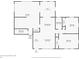 Layout showcasing kitchen, living room, bedrooms, and bathrooms in this comfortable single-Gathering home at 5821 Thrush Dr, New Port Richey, FL 34652