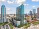 Excellent high-rise buildings stand out in a vibrant city scene with blue skies and lush greenery at 777 N Ashley Dr # 2603, Tampa, FL 33602