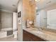 Bathroom featuring a granite countertop and a shower/tub combination at 777 N Ashley Dr # 2603, Tampa, FL 33602
