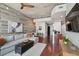 Stylish living room with hardwood floors and modern decor is ready to entertain at 777 N Ashley Dr # 2603, Tampa, FL 33602