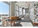 Large lounge area with city views, dining and seating areas and modern decor at 777 N Ashley Dr # 2603, Tampa, FL 33602
