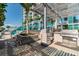 Well-equipped outdoor kitchen and entertaining area, perfect for gatherings by the pool and lush landscaping at 777 N Ashley Dr # 2603, Tampa, FL 33602