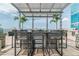 Community outdoor kitchen and bar overlooking city at 777 N Ashley Dr # 2603, Tampa, FL 33602