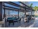 Inviting outdoor seating under a shaded structure, perfect for relaxing and enjoying the city views at 777 N Ashley Dr # 2603, Tampa, FL 33602