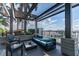 Comfortable outdoor seating area with plush cushions, offering a serene space to unwind and enjoy city views at 777 N Ashley Dr # 2603, Tampa, FL 33602