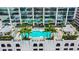A stunning rooftop pool provides a luxurious oasis for relaxation and recreation at 777 N Ashley Dr # 2603, Tampa, FL 33602