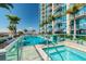 Community pool with hot tub and city views at 777 N Ashley Dr # 2603, Tampa, FL 33602