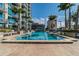 Sparkling swimming pool surrounded by lounge chairs and lush landscaping, perfect for relaxation and recreation at 777 N Ashley Dr # 2603, Tampa, FL 33602