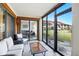 Relaxing porch with comfortable seating and a beautiful outdoor view at 8005 Bardmoor Pl # 102I, Seminole, FL 33777