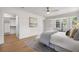 Serene bedroom featuring a walk-in closet, and a window nook with bench seating at 101 Ponce De Leon Blvd, Belleair, FL 33756