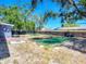 Extensive backyard showcasing lush landscaping, a patio, and a serene outdoor setting at 10931 110Th Ave, Seminole, FL 33778