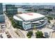Aerial view of the Amalie Arena and Tampa waterfront with scenic views and access to local amenities at 1227 E Madison St # 902, Tampa, FL 33602