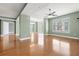 Bright, open living area with windows, hardwood floors, and modern fixtures throughout at 1227 E Madison St # 902, Tampa, FL 33602