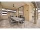 Outdoor dining area with grill and ceiling fan for relaxed entertaining and cooking at 1227 E Madison St # 902, Tampa, FL 33602