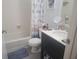 Bathroom featuring a shower and bath tub combo and a new vanity at 1400 Gandy N Blvd # 708, St Petersburg, FL 33702