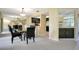 Lovely dining room showcases modern decor, enhancing its appeal as an ideal space for dining and entertaining at 18807 Tournament Trl, Tampa, FL 33647