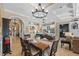 Open concept kitchen and dining area with direct view to the living room, perfect for entertaining Gathering and friends at 1915 Floresta View Dr, Tampa, FL 33618