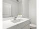 Clean bathroom featuring a white vanity and toilet at 2563 Ocean Breeze Ln, Clearwater, FL 33761