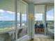 Stunning views from a floor-to-ceiling window overlooking the harbor and city skyline at 331 Cleveland St # 1806, Clearwater, FL 33755