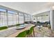 Combination living/dining room with bright natural light and beachy decor at 3626 17Th N St, St Petersburg, FL 33713